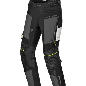 Spodnie motocyklowe tekstylne Shima Tracker czarno-szare Ekspresowa dostawa
