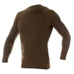 Koszulka termoaktywna z długim rękawem Brubeck Ranger Thermo khaki Niska cena