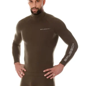 Koszulka termoaktywna z długim rękawem Brubeck Ranger Thermo khaki Wybór klientów