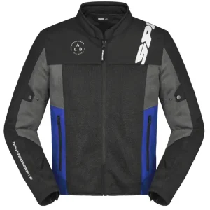 Premium Kurtka motocyklowa tekstylna Spidi Corsa Net Windout czarno-niebieska