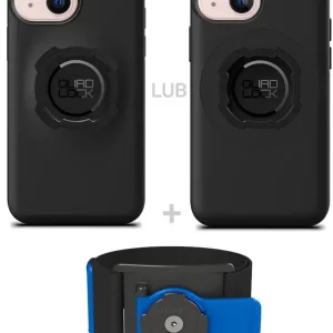 Zestaw do biegania: etui na telefon iPhone 13 mini + opaska sportowa Quad Lock Ekspresowa dostawa