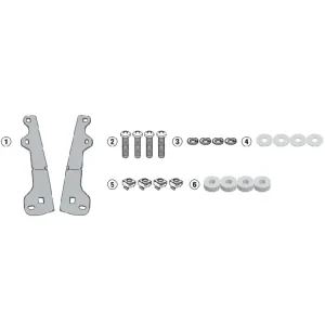 Mocowanie szyb Kappa KD5127S, KD5127ST, KAF5127 BMW F 750 GS (18-23)/ 800 GS (24-) Ostatnia szansa