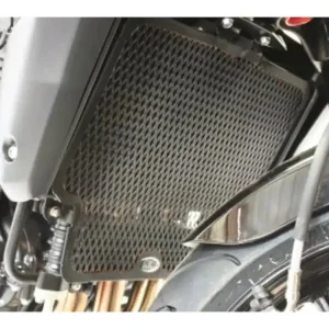 Ograniczona ilość Osłona chłodnicy R&G aluminiowa do Triumpha Speed Triple (06-09) tytan