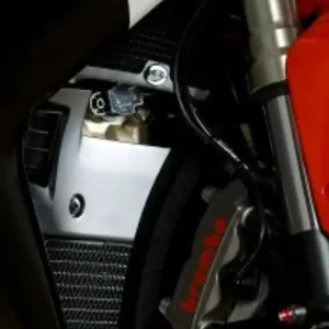 Tani Osłona chłodnicy R&G aluminiowa do Ducati 848/ 1098/ 1198 (07-) czarna