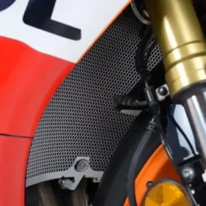 Tani Osłona chłodnicy R&G aluminiowa do Hondy CBR 600 RR (13-) czarna
