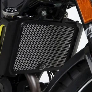 Ekspresowa dostawa Osłona chłodnicy R&G aluminiowa do Husqvarna Svartpilen 125 (21-) czarna