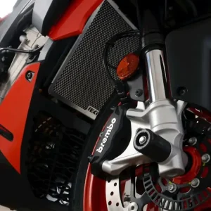 Osłona chłodnicy R&G aluminiowa do Aprilia Tuono 660 (21-)/ RS 660 (21-) szara Zamów dziś