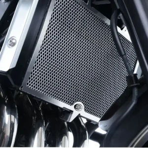 Łatwy zwrot Osłona chłodnicy R&G aluminiowa do Kawasaki Z 900 RS (18-20) zielona