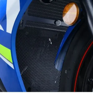 Ostatnie sztuki Osłona chłodnicy R&G aluminiowa do Suzuki GSX 250 R (17-20) szara