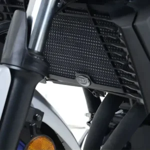 Rabat Osłona chłodnicy R&G Yamaha YZF-R25 (14-20)/ YZF-R3 (15-24)/ MT-25 (16-)/ MT-03 (16-) aluminiowa, czerwona