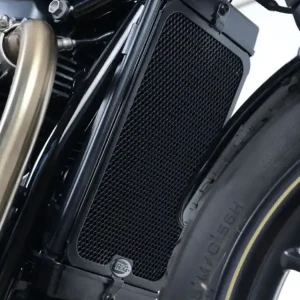 Tylko do końca tygodnia Osłona chłodnicy R&G aluminiowa do Triumpha Thruxton 1200/ Thruxton 1200R/ Street Cup (17-)/ Bonneville T120 (16-)/Bonneville T100 (17-)/ Street Twin (16-)/ Speed Twin 1200 (19-21) czarna