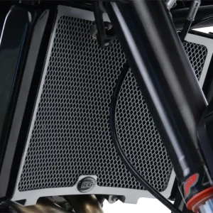 Nowy Osłona chłodnicy R&G aluminiowa do KTM 790 Duke (18-) czarna