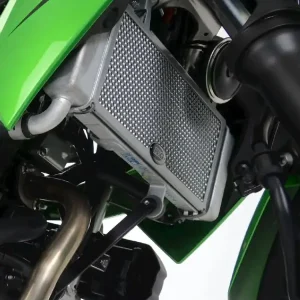 Osłona chłodnicy R&G aluminiowa do Kawasaki Ninja 125 (19-)/ Z125 (19-) zielona Szybka wysyłka