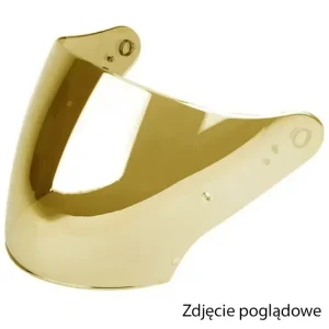 Darmowy zwrot Szybka do kasku Scorpion Exo-230/Exo-Z1 lustrzana, złota [model: KDF-25]