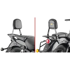 Kup online Oparcie pasażera Kappa z bagażnikiem Royal Enfield Super Meteor 650 (23-) czarne